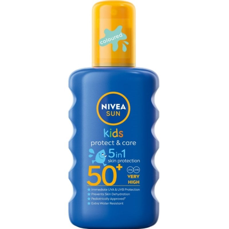 Nivea Sun Детски цветен слънцезащитен спрей SPF50+