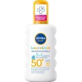Nivea Sun Pure & Sensitive Детски слънцезащитен спрей SPF50+