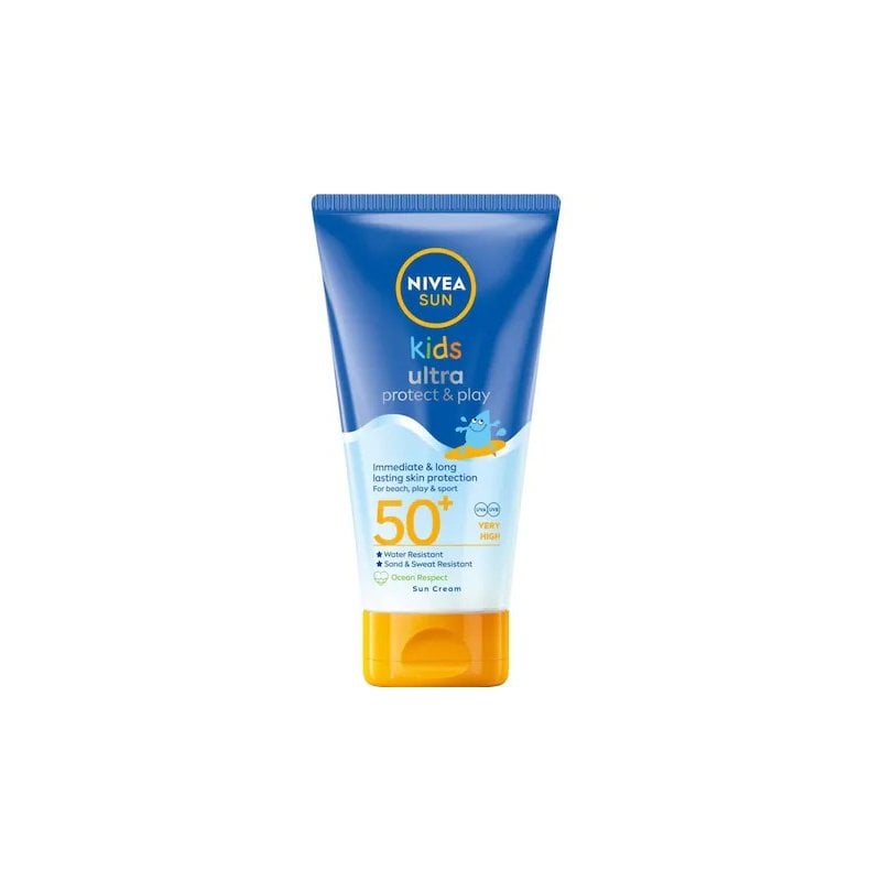 Nivea Sun Kids Ultra Protect & Play Водоустойчив слънцезащитен лосион за деца SPF 50+