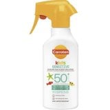Carroten Sensitive Слънцезащитно спрей мляко за деца за лице и тяло SPF50+