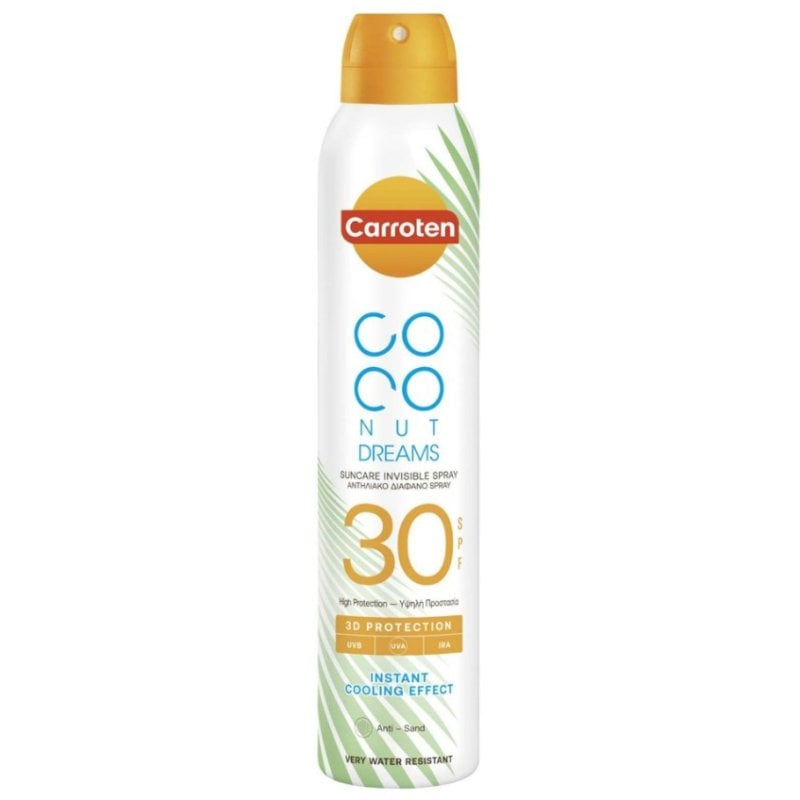 Carroten Coconut Dreams Слънцезащитен сух спрей за тяло SPF30