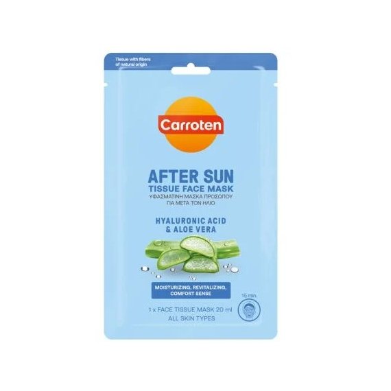 Carroten After Sun Лист маска за лице след слънце
