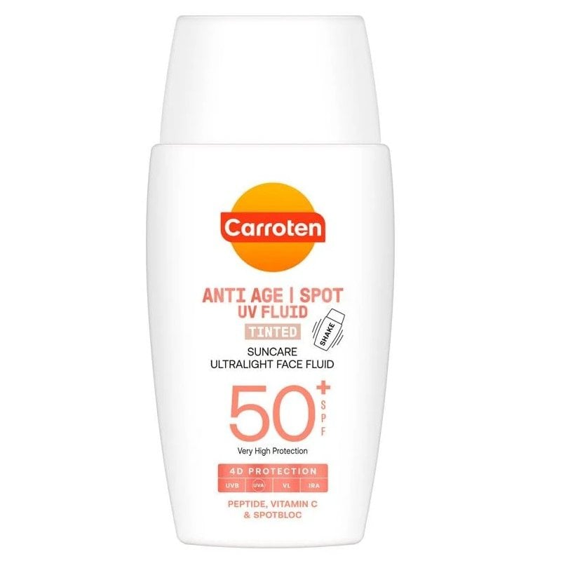 Carroten Anti Age Spot UV Fluid Слънцезащитен флуид за лице против петна SPF50+ 40МЛ