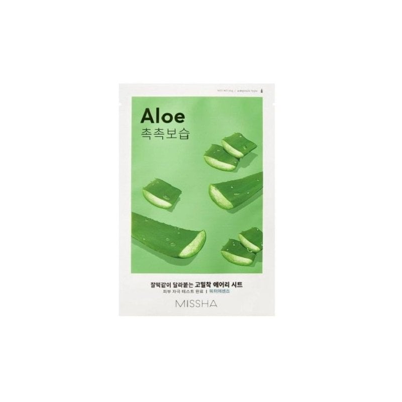 Missha Airy Fit Лист маска за лице, Размер Aloe