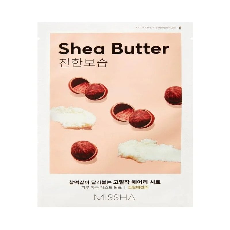 Missha Airy Fit Лист маска за лице, Размер Shea butter