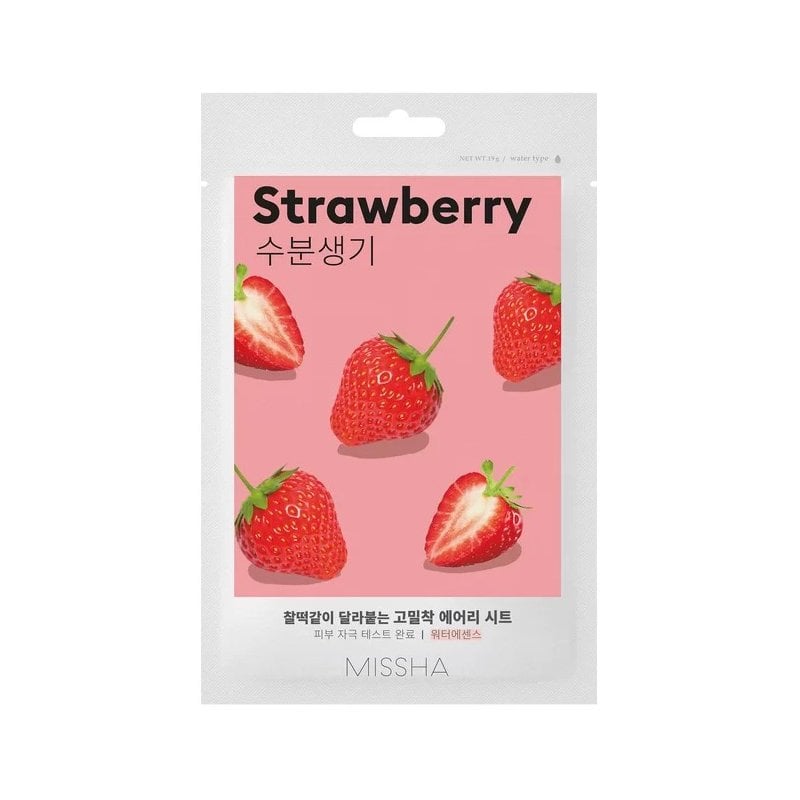 Missha Airy Fit Лист маска за лице, Размер Strawberry