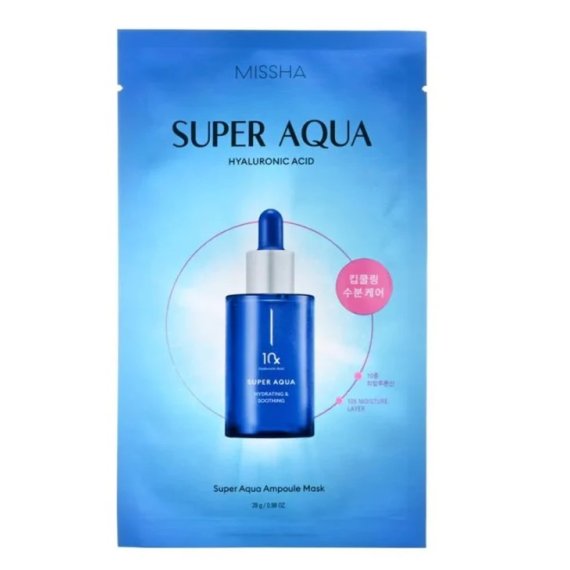 Missha Super Aqua 10x Hyaluronic Acid Ampoule mask Ампула маска за лице