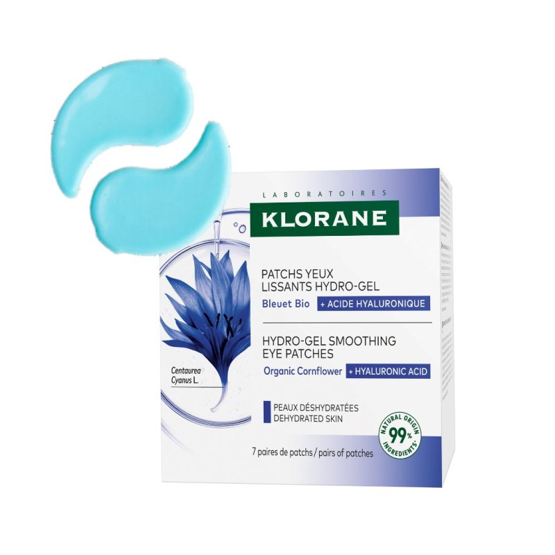 Klorane Cornflower Изглаждащи пачове за околоочен контур с метличина