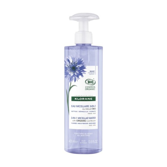Klorane Cornflower Мицеларна почистваща вода 3 в 1