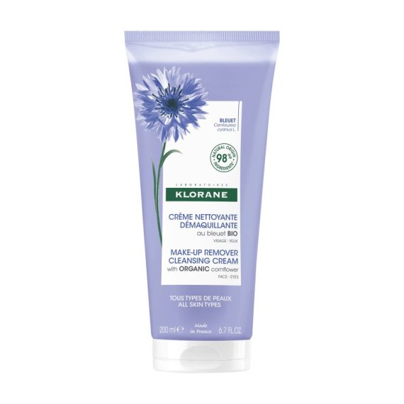 Klorane Cornflower Крем за почистване и премахване на грим