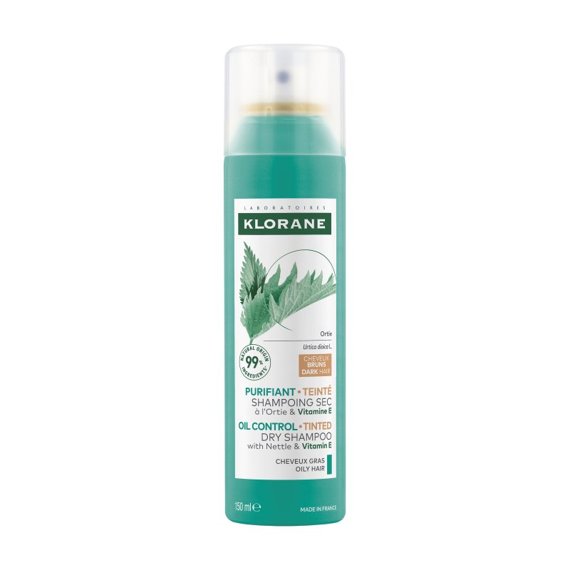 Klorane Nettle Сух шампоан за тъмна коса