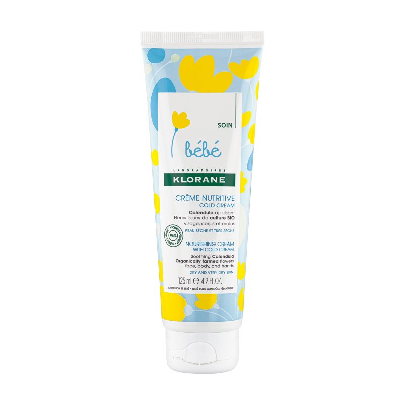 Klorane Calendula Бебешки подхранващ крем с колд крем