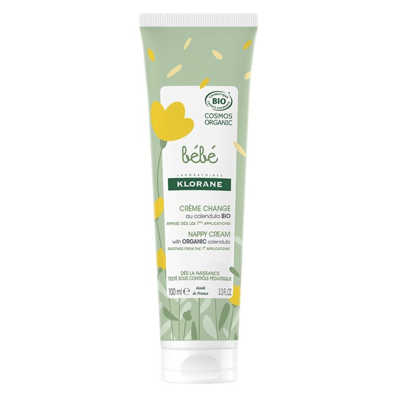 Klorane Bebe Calendula Крем при смяна на пелени с органичен невен