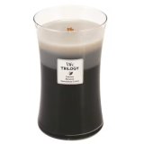 WoodWick Warm Woods Trilogy Ароматна свещ с дървен фитил