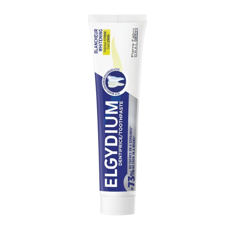 Elgydium Whitening Cool Lemon Избелваща паста за зъби - 75 мл