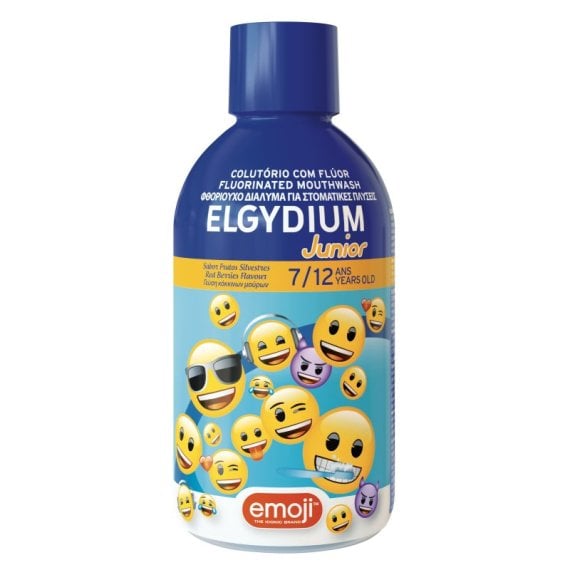 Elgydium Junior Emoji Детска Вода за Уста 7 - 12 г. - 500 мл