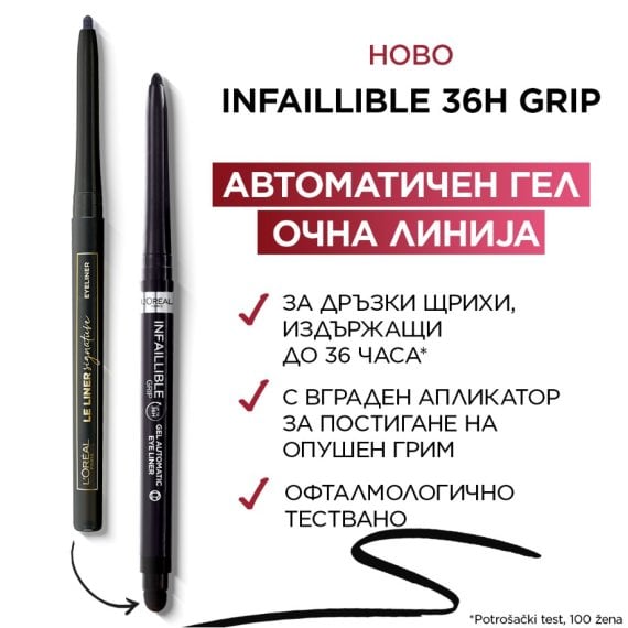 L'Oreal Paris Infaillible Grip 36H Automatic Очна линия молив