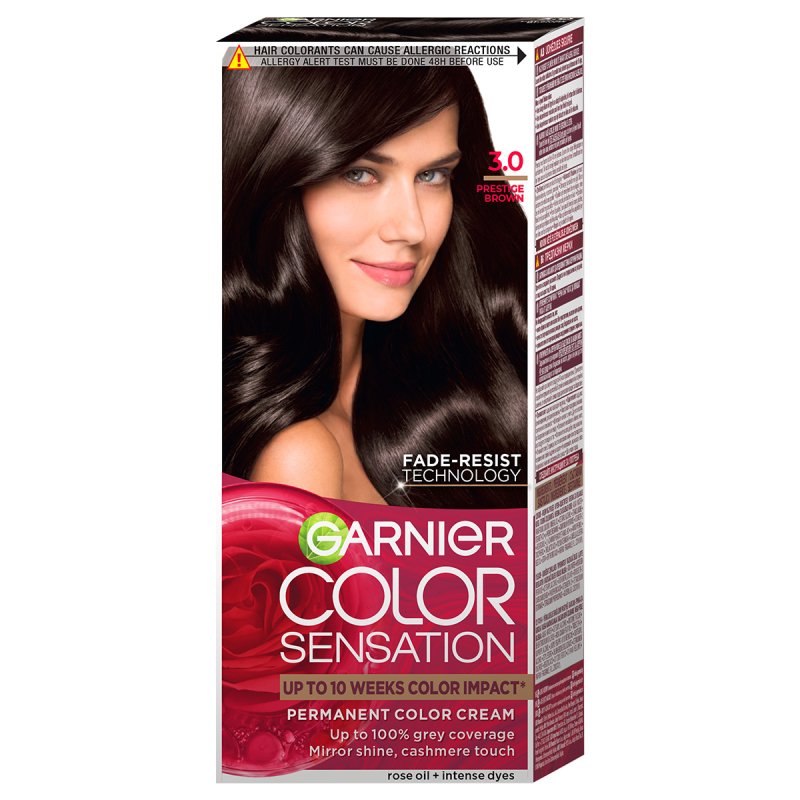 Garnier Color Sensation Боя за коса, Размер 3.0 Престижно кестеняво