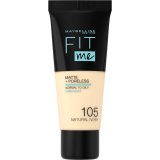Maybelline FIT ME MATTE Фон дьо тен 105 Natur