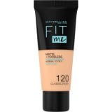 Maybelline FIT ME MATTE Фон дьо тен 120 CLASSIC IVORY