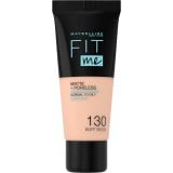 Maybelline FIT ME MATTE Фон дьо тен 130 BUFF BEIGE