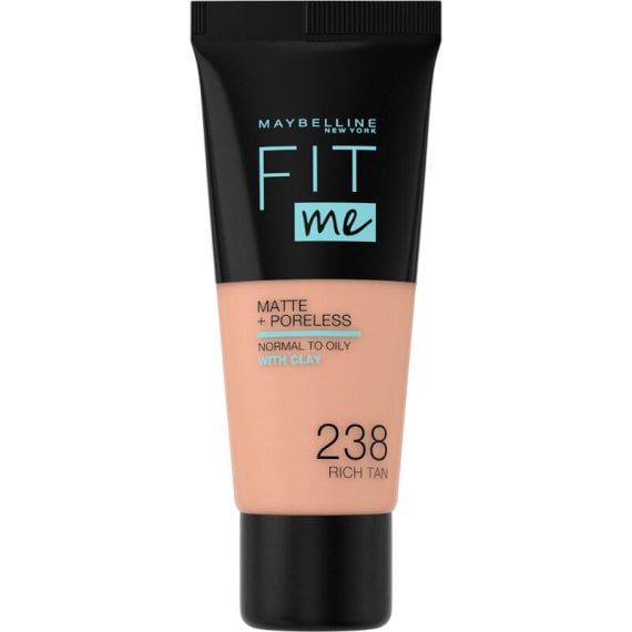 Maybelline FIT ME MATTE Фон дьо тен 238 Rich Tan