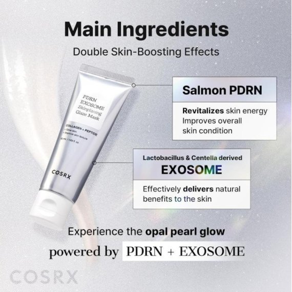 Cosrx Pdrn Exosome Skinplaning Glaze Mask Маска за лице