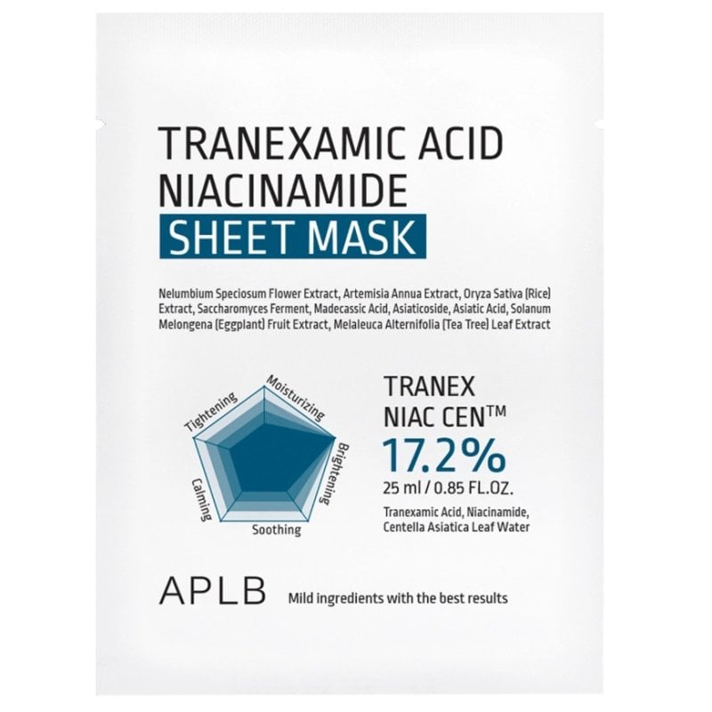 APLB Tranexamic Acid Niacinamide Sheet Mask Лист маска за лице