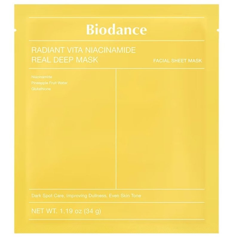 Biodance Radiant Vita Niacinamide Real Deep Mask Маска за лице