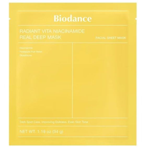 Biodance Radiant Vita Niacinamide Real Deep Mask Маска за лице