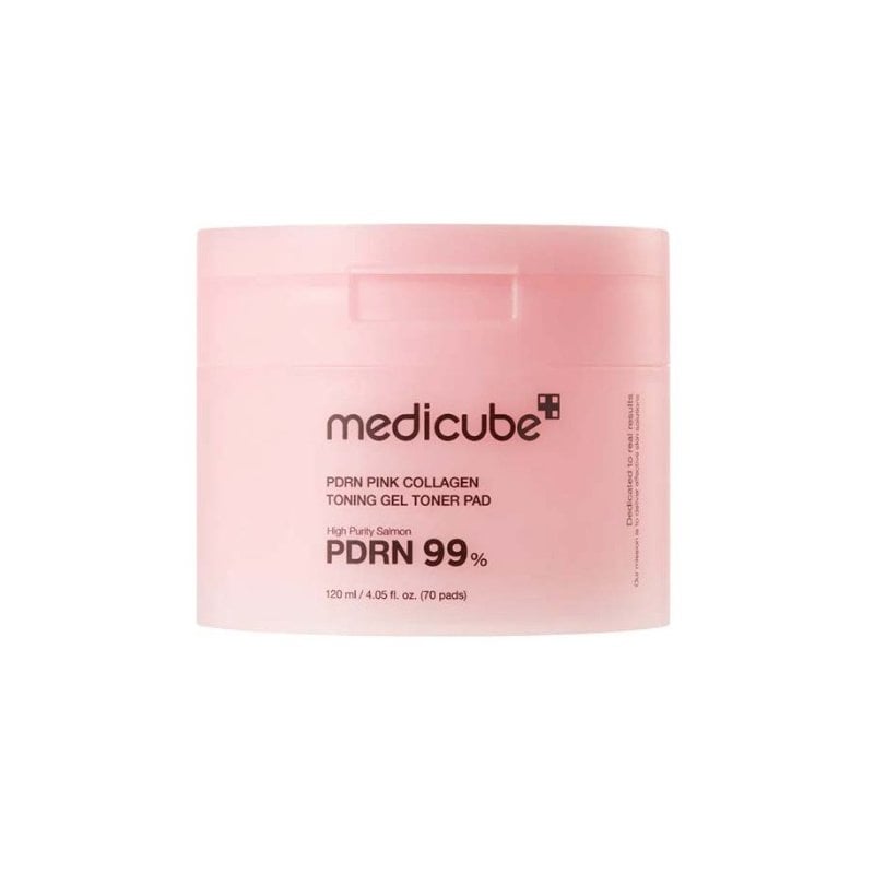 MediCube PDRN Pink Collagen Toning Gel Toner Pad 70 броя