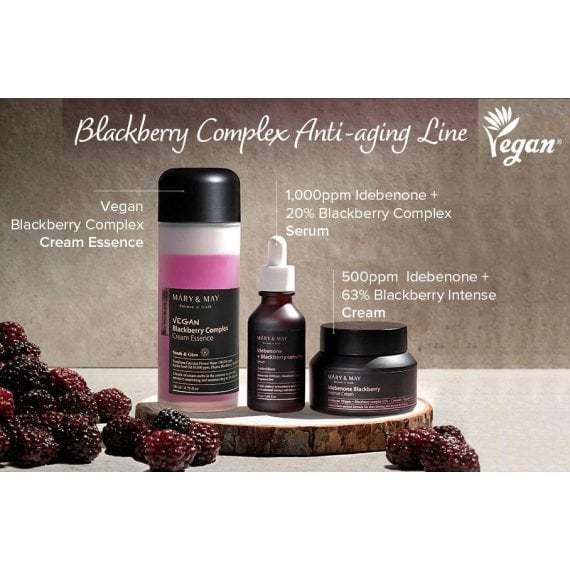 Mary & May Vegan Blackberry Complex Cream Essence Веган крем есенция с къпини