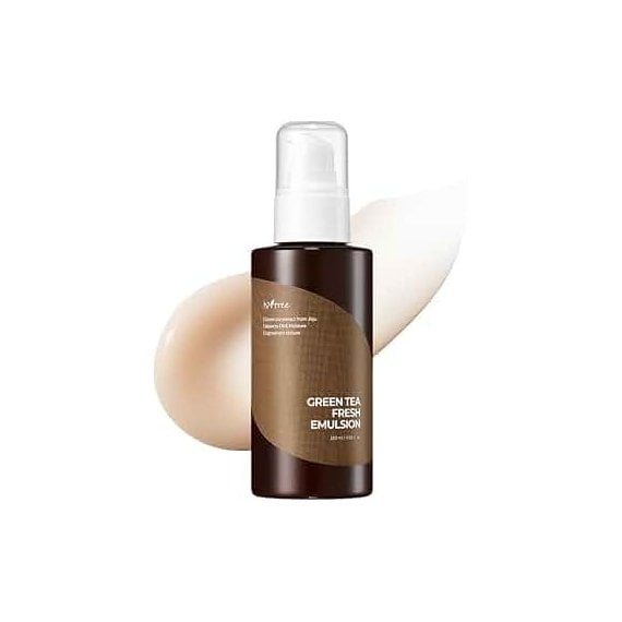 Isntree Green Tea Fresh Emulsion ефективна емулсия за мазна кожа