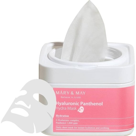 Mary & May Hyaluronic Panthenol Hydra Mask Лист маска за лице с хиалурон и пантенол