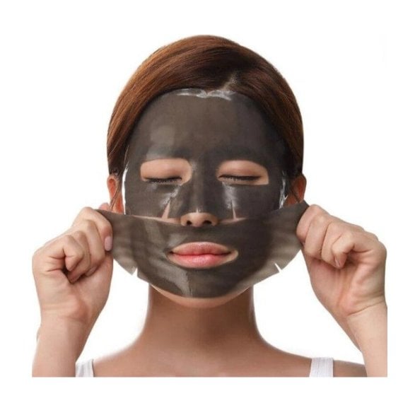 Petitfee Black Pearl & Gold Hydrogel Face Mask хидрогел маска за лице с черни перли и злато