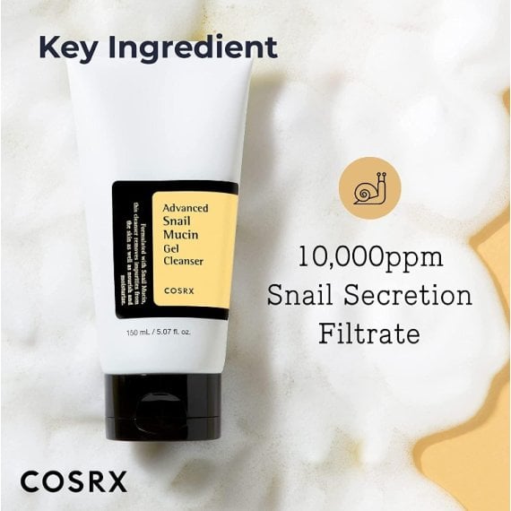 Cosrx Advanced Snail Mucin Gel Cleanser Почистващ гел за лице с филтрат от охлювен секрет