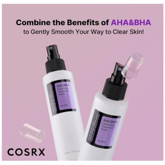 Cosrx AHA/BHA Clarifying Treatment Toner Ексфолиращ тоник за лице с АНА и ВНА киселини