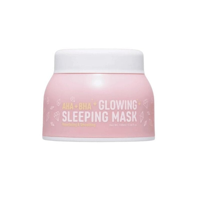 LOOKATME Glowing Sleeping Mask with AHA BHA Нощна маска за лице с АНА и ВНА