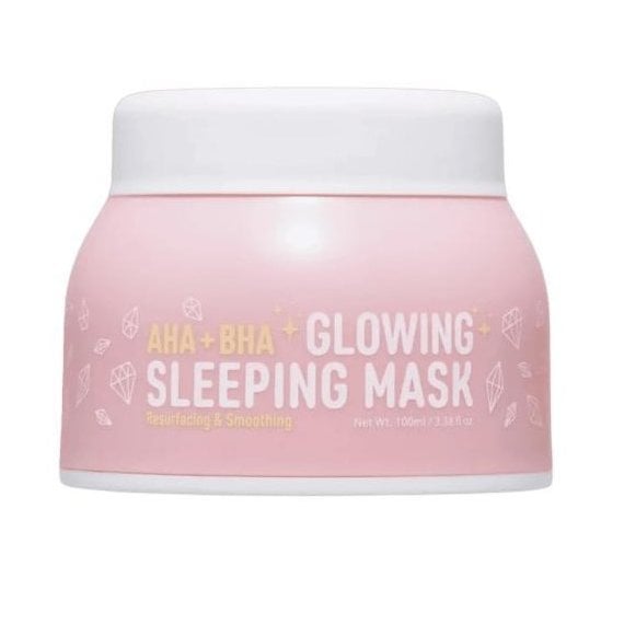 LOOKATME Glowing Sleeping Mask with AHA BHA Нощна маска за лице с АНА и ВНА
