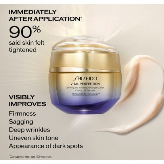 Shiseido Vital Perfection Uplifting and Firming Advanced Cream Крем за лице с усилен лифтинг ефект