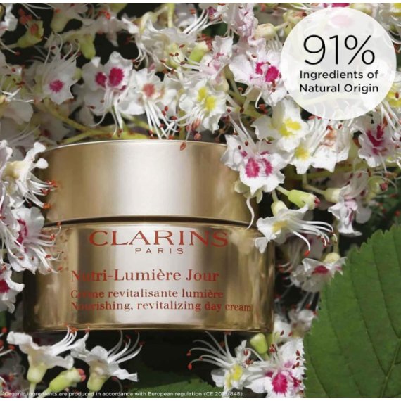 Clarins Nutri Lumiere Day Cream Подмладяващ дневен крем за зряла кожа
