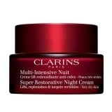Clarins Super Restorative Night Cream Нощен възстановяващ крем против бръчки с лифтинг ефект за суха кожа
