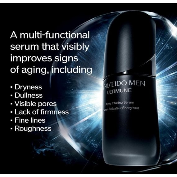 Shiseido Men Ultimune Power Infusing Serum Серум за лице за мъже
