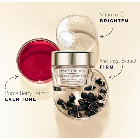 Estée Lauder Revitalizing Supreme + Bright Radiance Power Soft Ревитализиращ крем за повече блясък