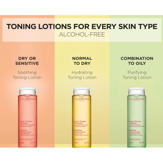 Clarins Purifying Toning Lotion Почистващ тоник за мазна кожа