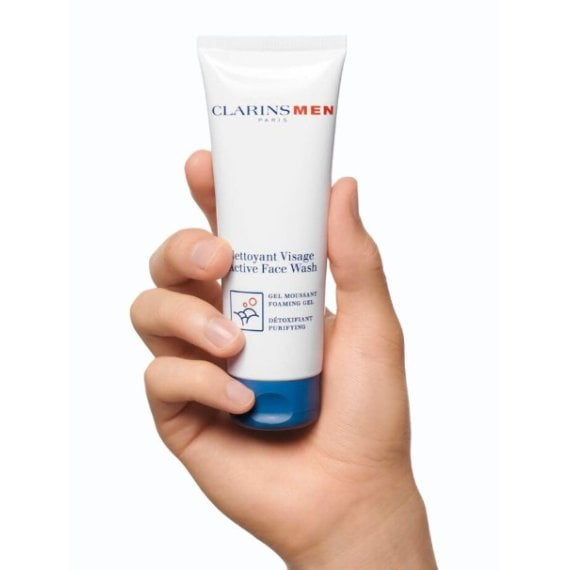 Clarins Men Active Face Wash Почистваща гел-пяна за лице без опаковка