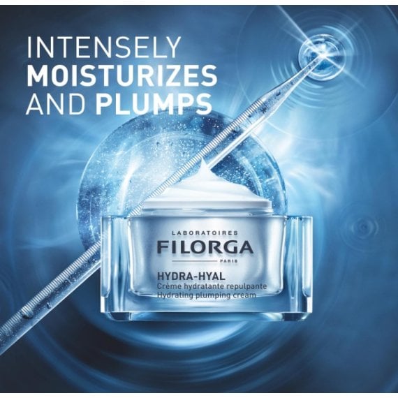 Filorga Hydra Hyal Hydrating Plumping Cream Интензивен хидратиращ крем за лице с изглаждащ ефект