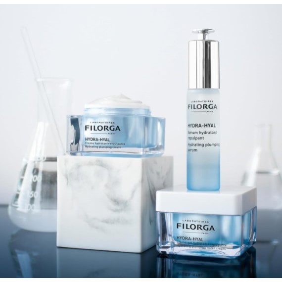 Filorga Hydra Hyal Hydrating Plumping Cream Интензивен хидратиращ крем за лице с изглаждащ ефект
