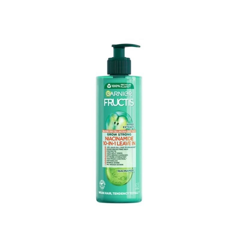 Garnier Fructis Grow Strong 10in1 Крем за коса без отмиване, Размер 400 ml