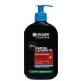 Garnier Pure Active Charcoal CLeansing Gel Почистващ гел с активен въглен против черни точки